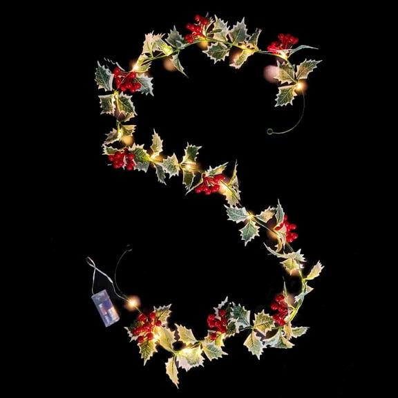 Aursykel LED Artificial Silk Flowers Vines with Lights For Indoor Outdoor Thanksgiving Decoration Battery Operated Warm Atmosphere Suit For Holiday Weddings Parties Festival Displays String Lights