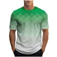 thumbnail image 1 of Klisyaur Men's Color Block Tees Crew Neck Short Sleeve Shirts for Men Casual Trendy Summer Comfort Shirt Tops, 1 of 5