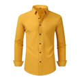 thumbnail image 1 of Aursykel Mens Business Casual Shirt Button down Long Sleeve Tops for Men Comfortable Fashion Dress Tee Shirts, 1 of 5