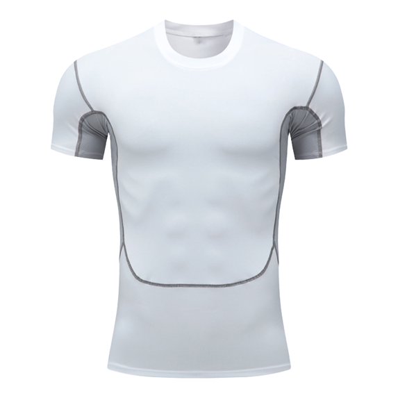 Aursykel Mens Casual Athletic Shirts Comfort Lightweight Summer Tee Tops Summer Black White Crew Neck Tees Shirt