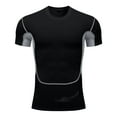 thumbnail image 1 of Aursykel Mens Casual Athletic Shirts Comfort Lightweight Summer Tee Tops Summer Black White Crew Neck Tees Shirt, 1 of 4