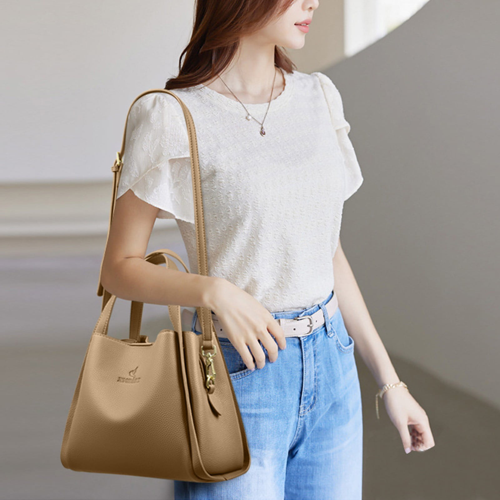 New Fashion Tote Messenger Clutch Leather Handbags main image 1