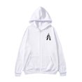 thumbnail image 1 of Aursykel Zip up Mens Hooded Sweatshirt Outdoor Loose Trendy Jackets with Pockets Fall Winter Hingking Casual Wear, 1 of 3