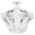 thumbnail image 1 of Aurum Crystal 5" Small Candy Box Quadron, Decorative Centerpiece Bowl with Lid, Wedding Gift, 1 of 2
