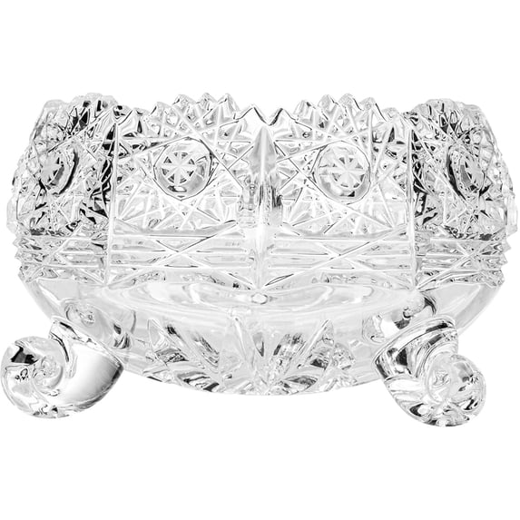 Aurum Crystal AU50126 4.5" Bowl 500PK Bohemia Crystal, Hand Cut Crystal, Vintage Design