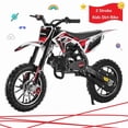 thumbnail image 1 of AurumEdge 49cc Kids Dirt Bike, Gasoline Powered 2-Stroke Mini Motorcycle, 1 of 7
