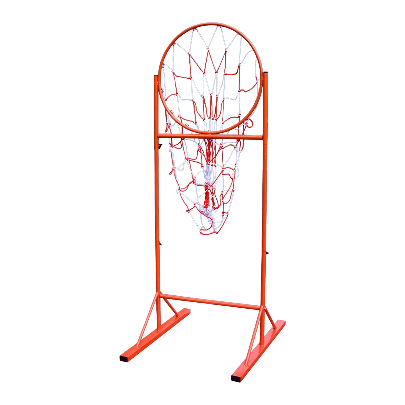 Practice Hoop AurumEdge Height Adjustable Basketball Pass Trainer with 60CM Hole,Net ...