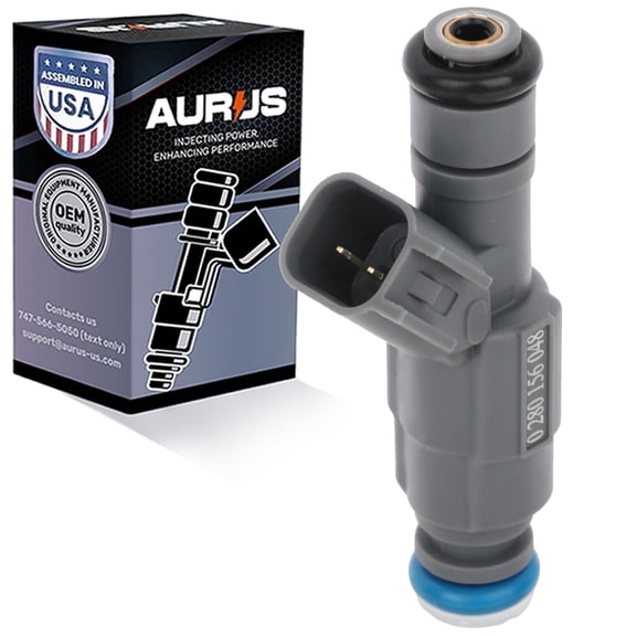 AURUS OEM Fuel Injector 0280156048 for 2001–2004 Ford Crown Victoria, 2001–2002 Lincoln Town Car & Mercury Grand Marquis 4.6L V8 – Replaces 1W7E-A5A, FJ459, 822-11142