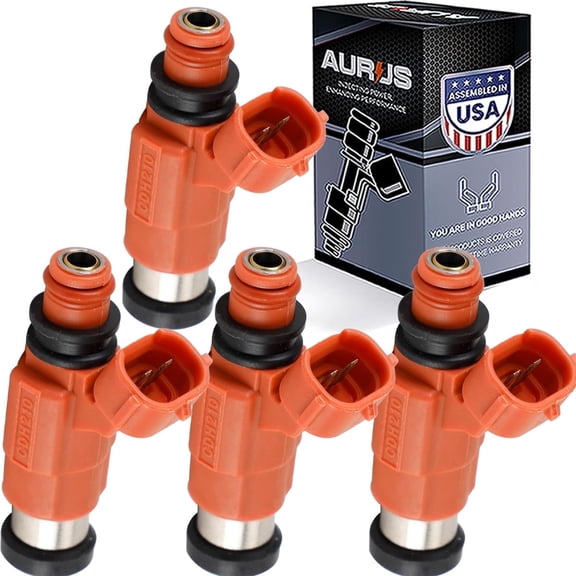 AURUS x4 OEM Fuel Injectors INP-771 / CDH-210 for Suzuki DF90 DF100 DF115 DF140 4-Stroke Outboard Motors (2001–2010)