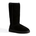 thumbnail image 1 of Aus Wooli Australia Tall Zip Sheepskin Boot - Black, 1 of 9