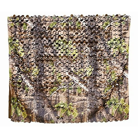 Auscamotek Turkey Blinds Material Durable Camo Netting Camouflage Net for Hunting Gear Ground Portable Blind Stree Stand Chair Green 5x10 Feet