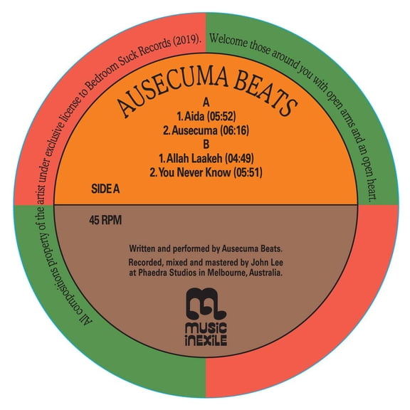 Ausecuma Beats Ausecuma Beats (Vinyl Record) 12" Single