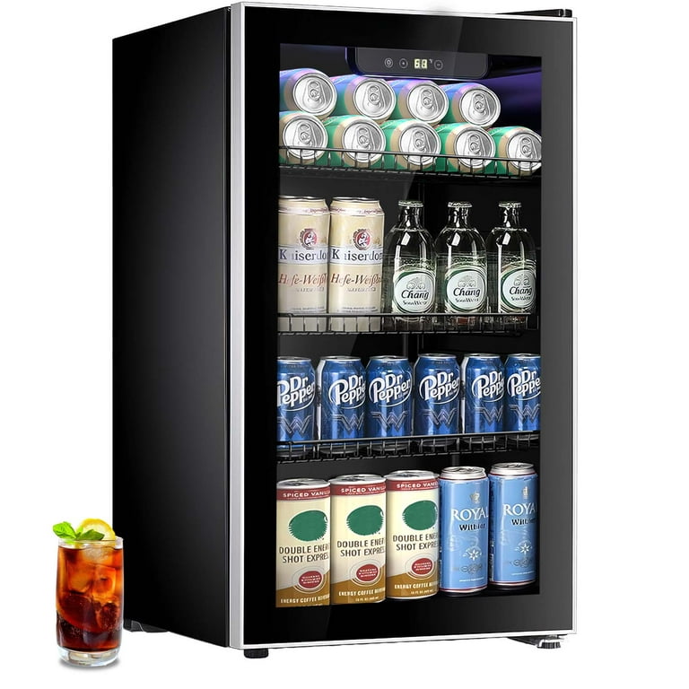 Upright Cooler with Glass Door for Food & Drink