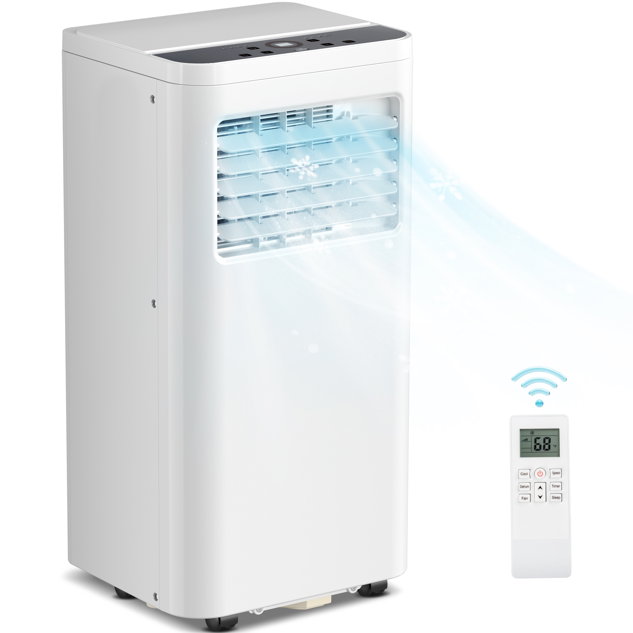 Global Air YPL310C 10,000BTU 3 in 1 Portable Air Conditioner with