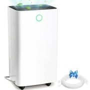 KISSAIR 9 Pints(DOE) Dehumidifier, Max 1500 Sq. Ft Coverage Area with 0.55 gal Water Tank, 24H Timer, 3 Modes, Portable Dehumidifier for Basement/Bathroom/Laundry Room
