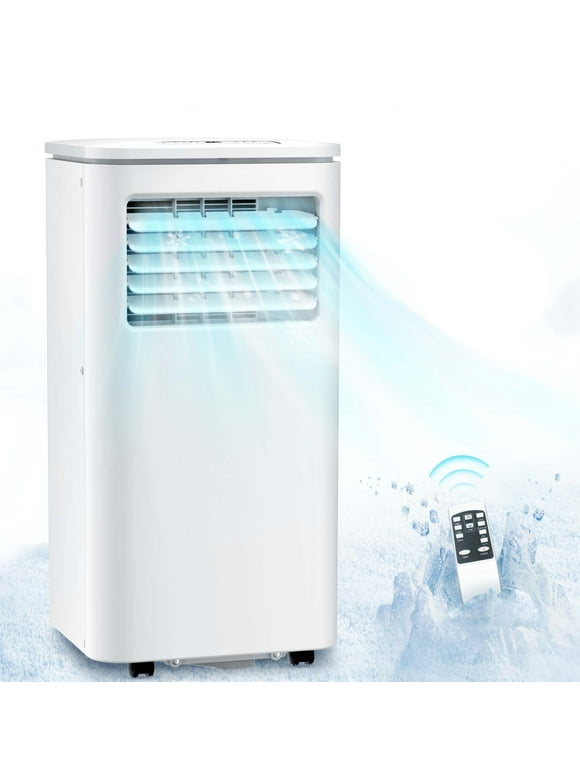 Auseo 5000BTU(8000 BTU ASHRAE)Portable Air Conditioner, 250 sq.ft  3 in 1 AC with 24-Hour Timer, Suitable for Families