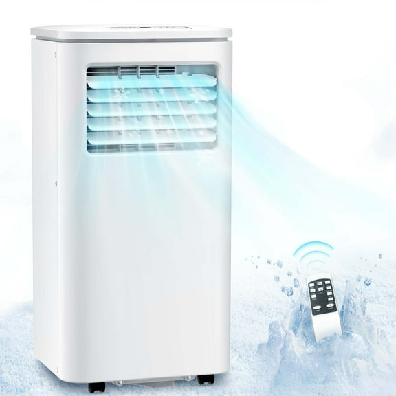 Moifoi 5000BTU (8000 BTU ASHRAE) Portable Air Conditioner, 3-in-1 with Dehumidifier/Fan/Cool, Cools 250Sq.ftRemote ControlWhite