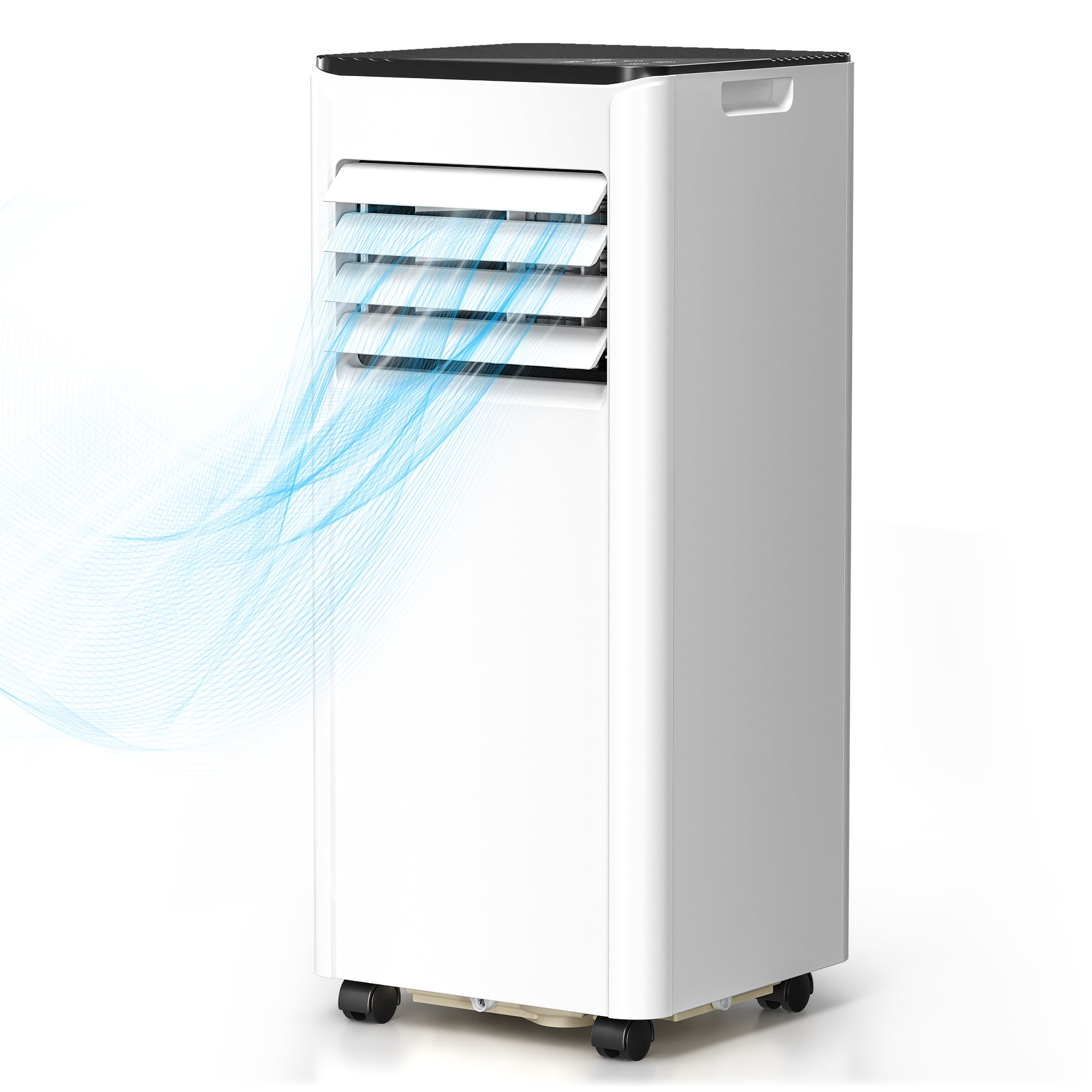 Auseo 10000 BTU White Portable Air Conditioner with Remote