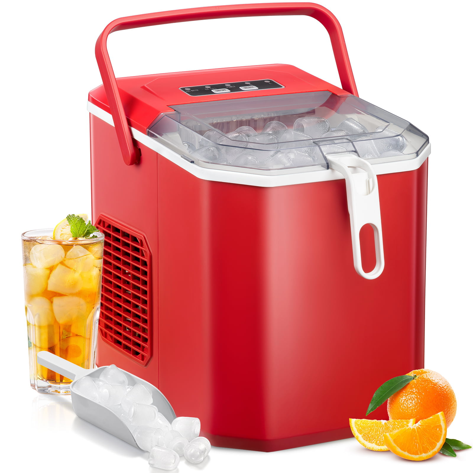 Auseo Countertop Ice Maker, Selfcleaning Portable Ice Maker Machine