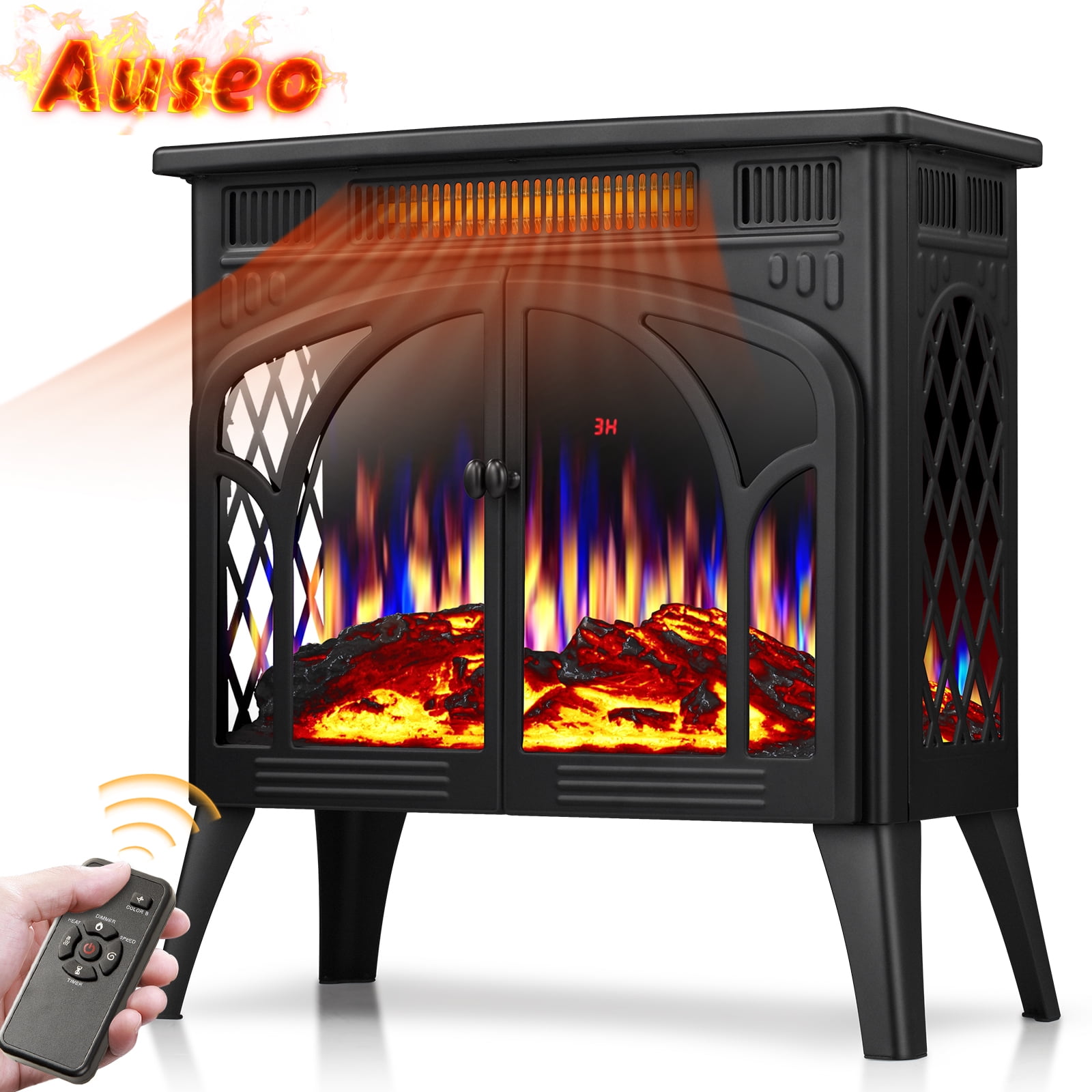Duraflame 3D Infrared Electric Fireplace Stove with Remote