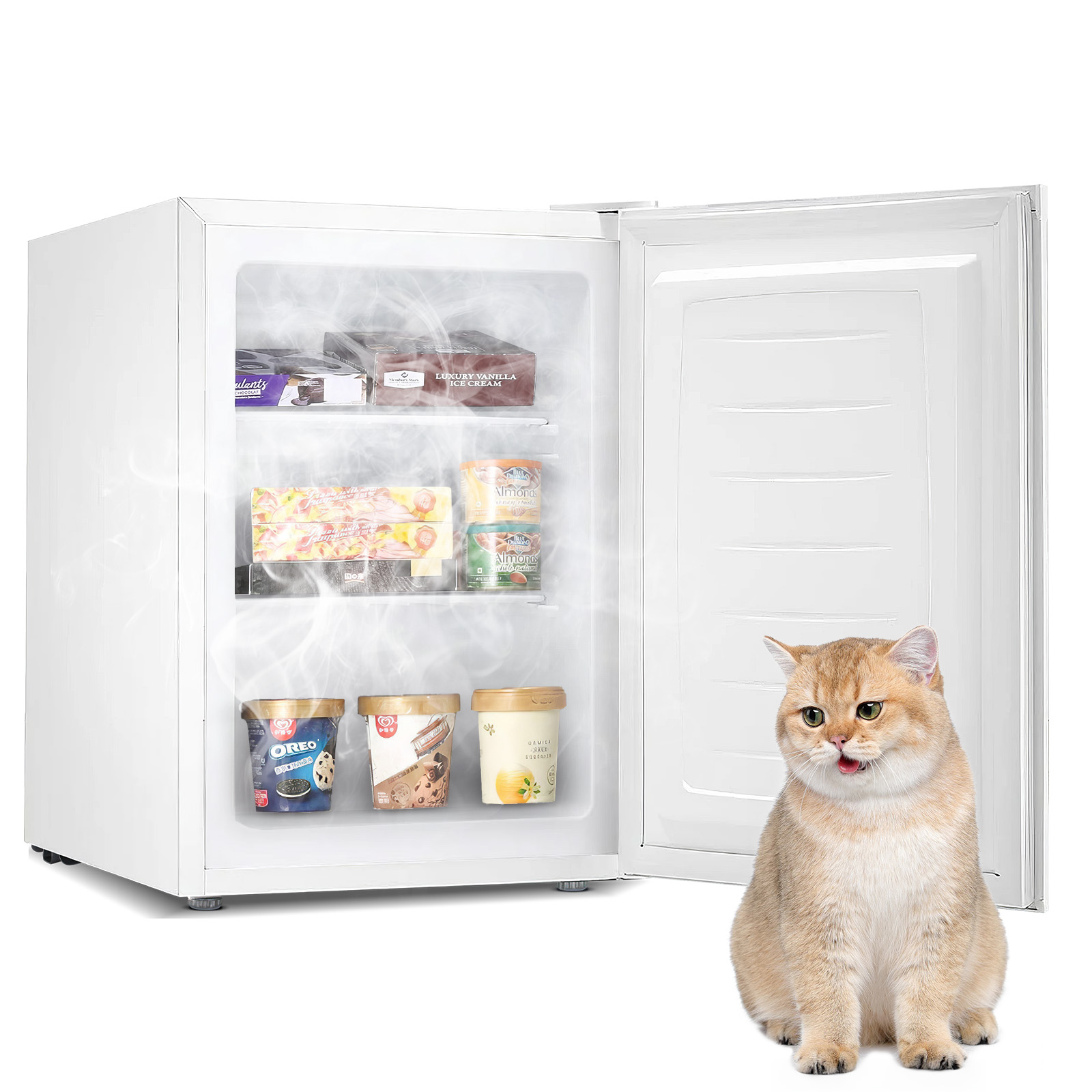 Arctic King 5.3CF Upright Freezer, White
