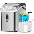 thumbnail image 1 of Auseo Nugget Ice Maker Countertop, 35Lbs/24H , 6 Min/Round with Self-Cleaning Stainless Steel Ice Machine，Silver, 1 of 11