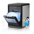thumbnail image 1 of Auseo Nugget Ice Maker Countertop, 44lbs / 24H, Self-Cleaning Portable Ice Machine with LED Display, 10-15 Min Fastly Making for Home, Office, Bar, 1 of 8