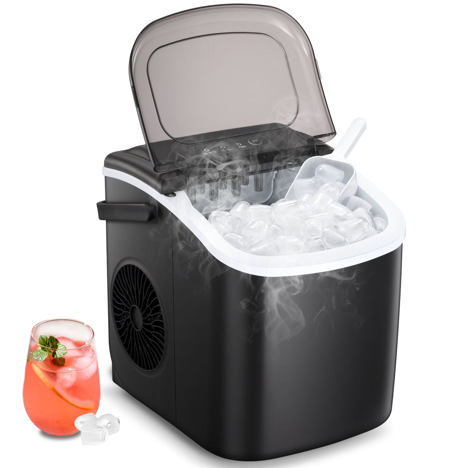 Edendirect 26 lbs./24-Hours Portable Compact Countertop Ice Maker