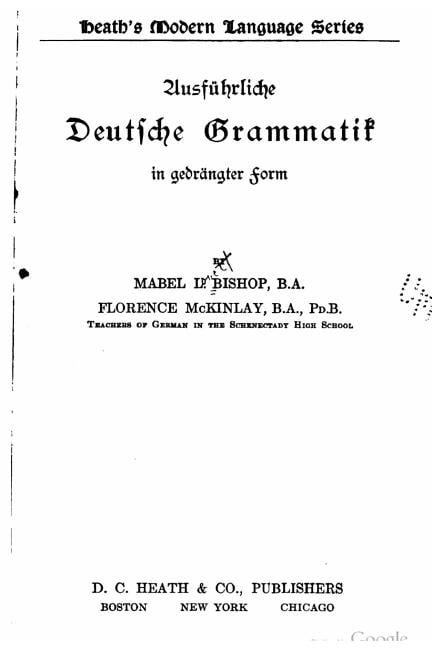 Ausführliche deutsche grammatik in gedrängter form (Paperback)
