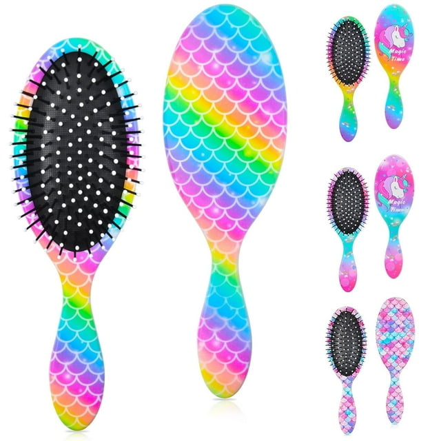 Ausletie Wet Hair Brush Detangling Brush for Kids Girls Hair Brush for