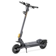 Ausom Fast 28 MPH Electric Scooter for Adults, 1100W Commuter E-Scooter with 44 Mile Long Range, 10" Tubeless Tires, Dual Suspension & NFC Lock, Heavy Duty Urban Scooter 287 Lbs Load - Dark Gray