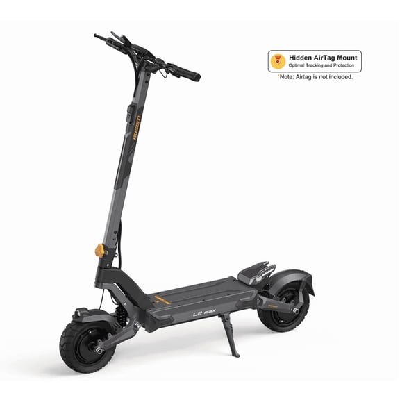 Ausom L2 Max Dual Motor Electric Scooter for Adults, 38 MPH Fast Off-Road E-Scooter with Dual Suspension, 56 Miles Long Range, 287lbs Max Load, Foldable Commuting Scooter with Smart LCD Display