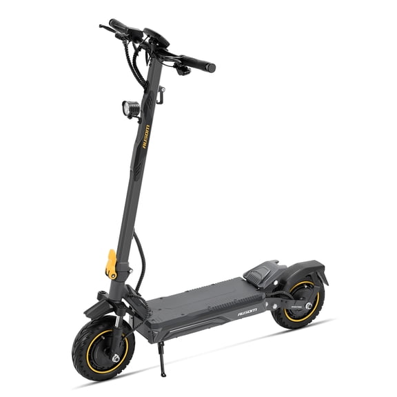 Ausom Laluz 2 Pro off-road Electric Scooter, Dual Motor 2*1400W E-Scooter for Adults, 56 Miles Long Range, 33% Incline, 10'' Tires & 50PSI, Foldable Electric Scooter with LCD Display for Commuting