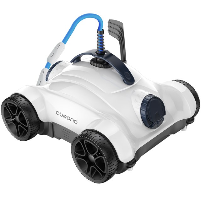 Ausono HJ1008 DualDrive 150W Powerful Robotic Pool Cleaner for Above