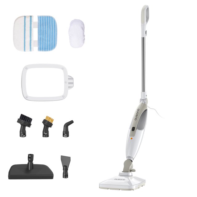 Ausono VIBRATION Steam Mop and Brush Enhanced Steamer Floor Cleaner