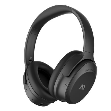 Ausounds - AU-XT True Wireless Noise Cancelling Over-Ear Headphones - Black