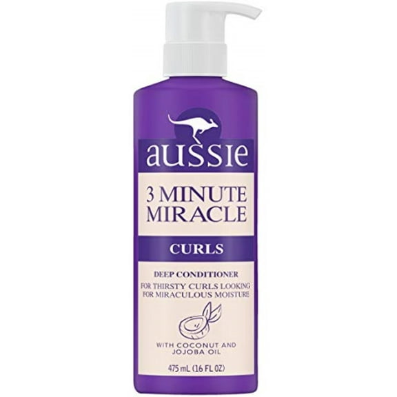 Aussie 3 Minute Miracle Curls Conditioner 16 oz (Pack of 2)