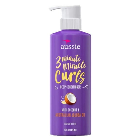 Aussie 3 Minute Miracle Curls Deep Conditioner 16oz Pump (Pack of 3)