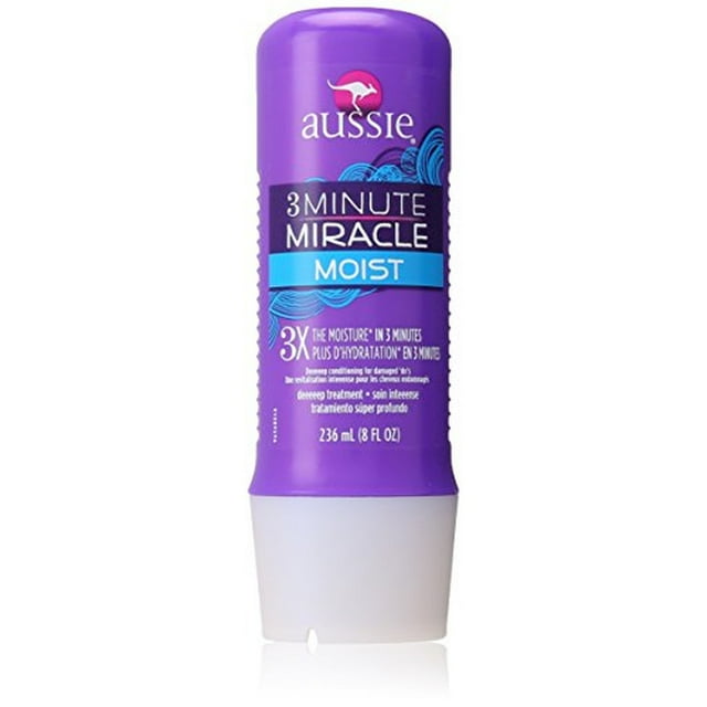 Aussie 3 Minute Miracle Moist Deep Conditioning Treatment (Pack of 2)