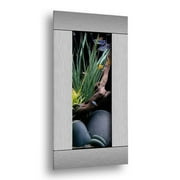 Aussie Aquariums 2.0 Wall Mounted Aquarium - Verticali Silver Stainless Steel