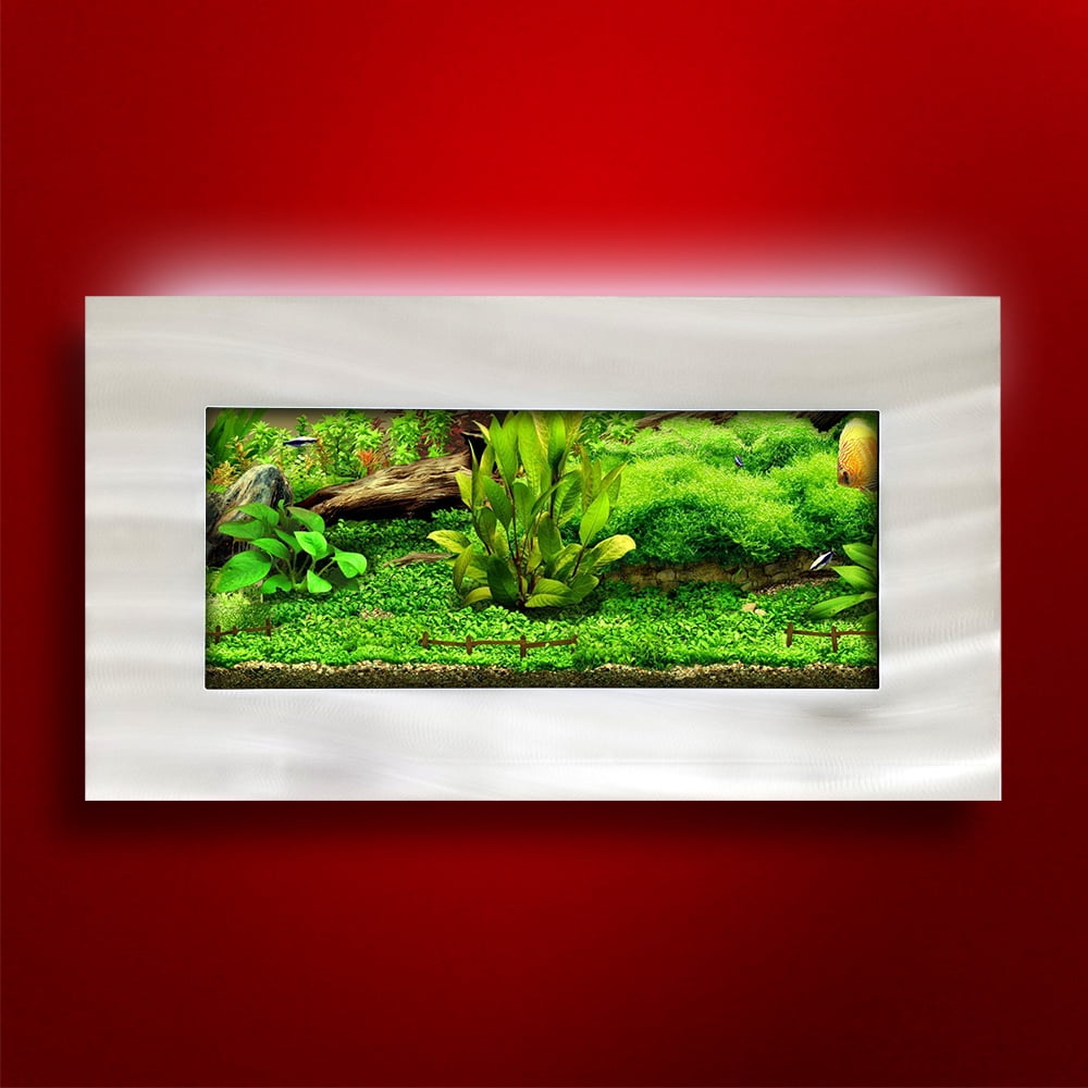 2 gallon wall top mount fish bowl