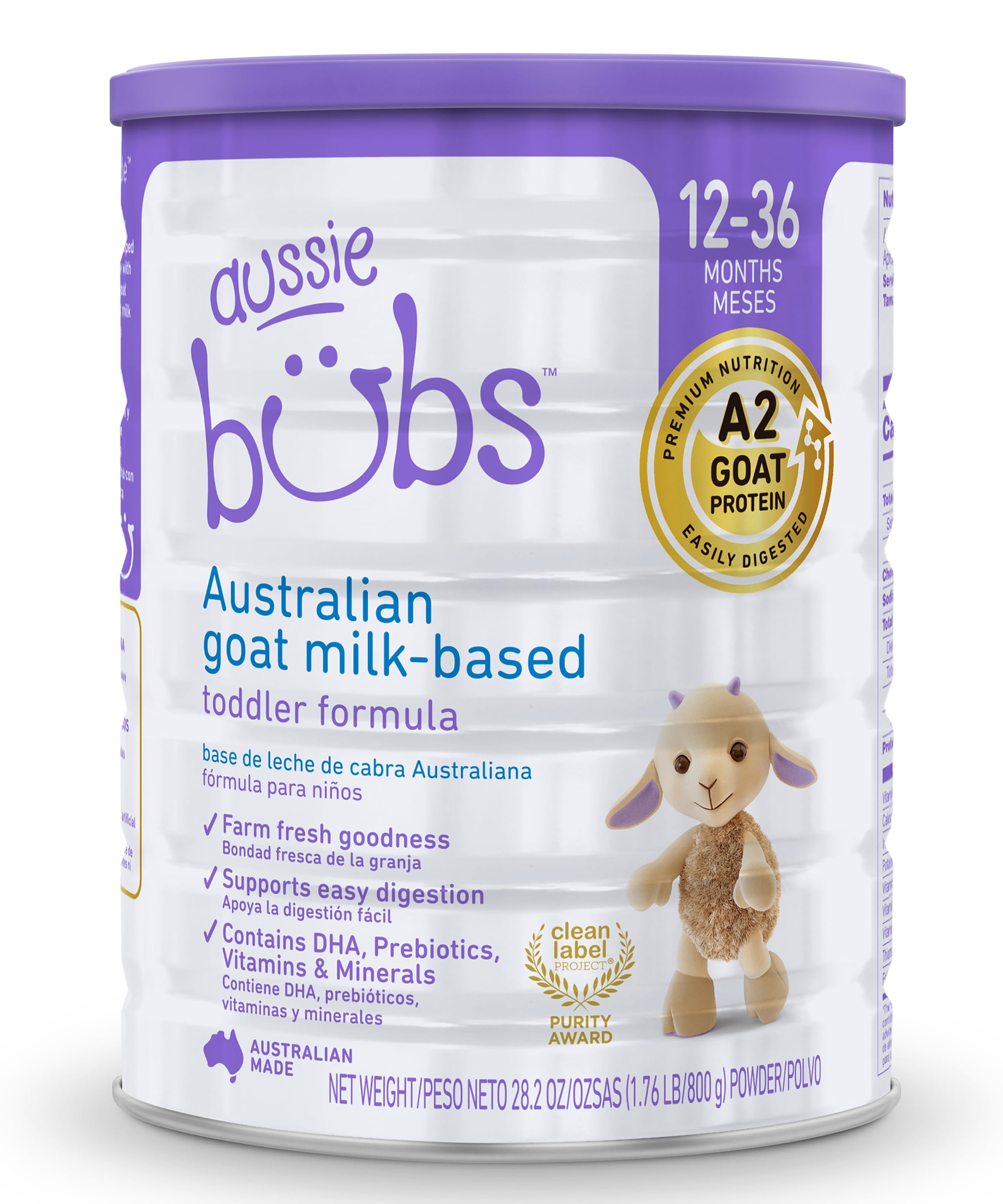 Aussie Bubs™ Australian Goat Milk-based Toddler Formula