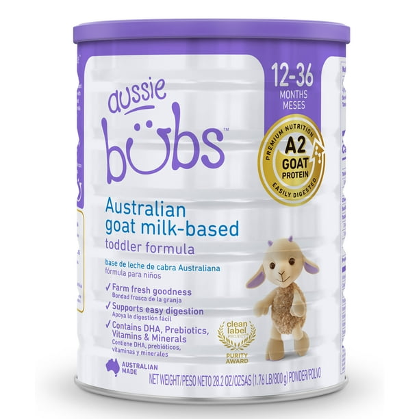 Aussie Bubs™ Australian Goat Milk-based Toddler Formula, 800g (12