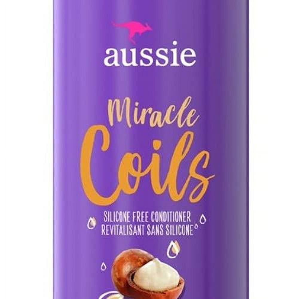 Aussie Conditioner Coils 16 Ounce (Silicone Free) Pump (473Ml) (Pack Of