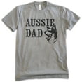 thumbnail image 1 of Aussie Dad T-Shirt, Unisex Men's Shirt, Australian Shepherd, Aussie Owner, Funny Dog Dad Gift, Dark Heather Gray, Medium, 1 of 6