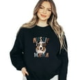 thumbnail image 1 of Aussie Dog Mama Sweatshirt Women Australian Shepherd Fur Mom Gifts Pet Lover Long Sleeve Graphic Shirts Top, 1 of 4