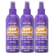 Aussie Hair Insurance Leave-In Conditioner w/ Jojoba & Sea Kelp, 8.0 fl oz (236 mL) Triple Pack