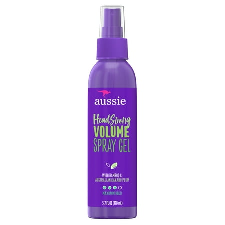 Aussie Headstrong Volume Spray Gel, Maximum Hold, 5.7 fl oz