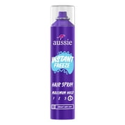 Aussie Instant Freeze Hair Spray for Curly Hair, Straight Hair, and Wavy Hair, 10 oz Unisex