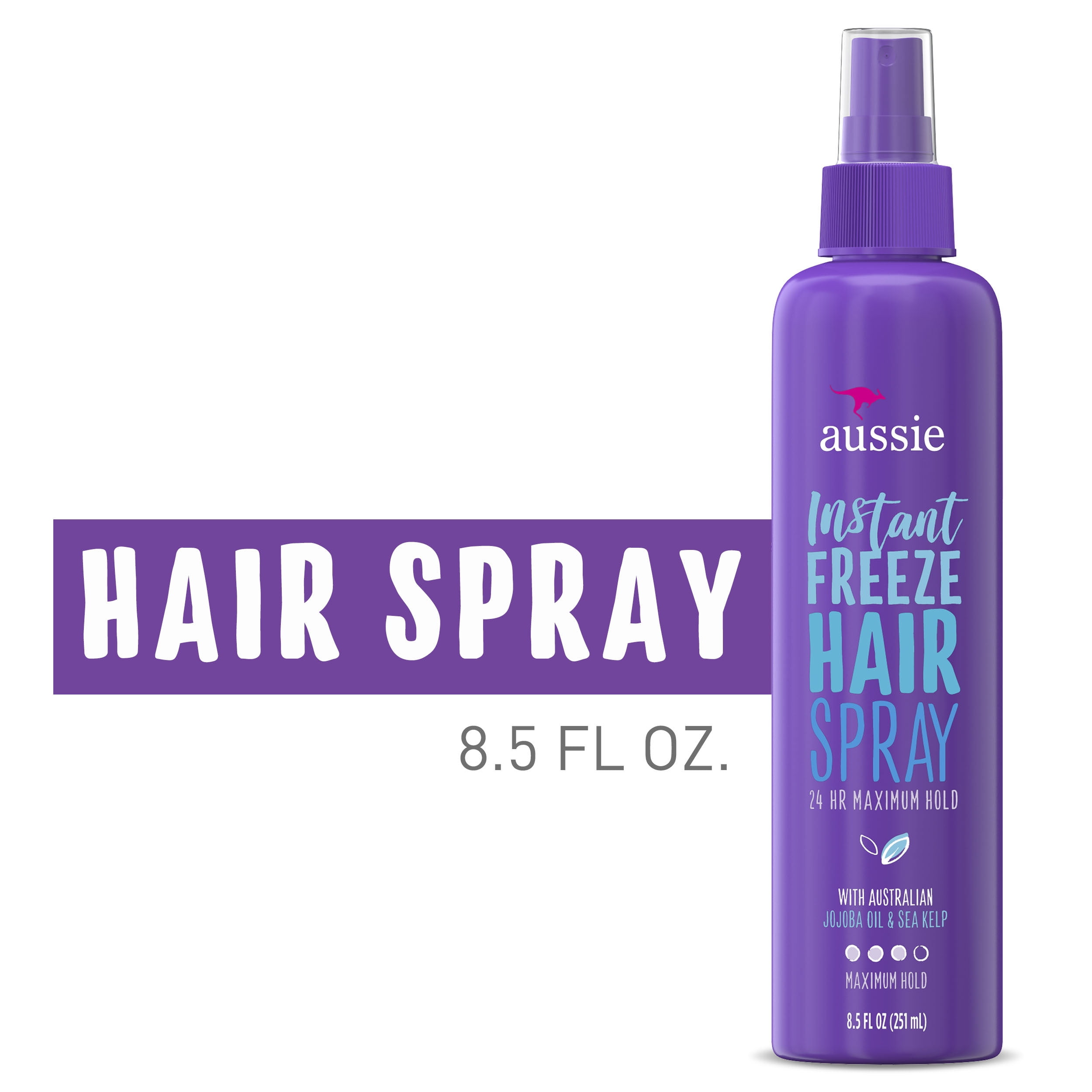 Aussie Instant Freeze Hairspray, Non-Aerosol, Maximum Hold, 8.5 fl oz